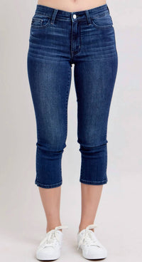 Judy Blue - Side Slit Capri Jeans