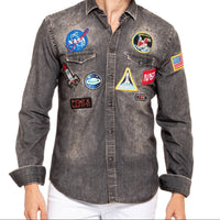 Eight X - To Infinity and Beyond Special Edition Patched Denim Shirt