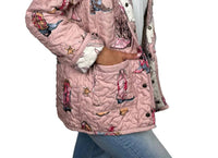 Ida Mae Home - Thunderbird Boots Quilted Snap Jacket