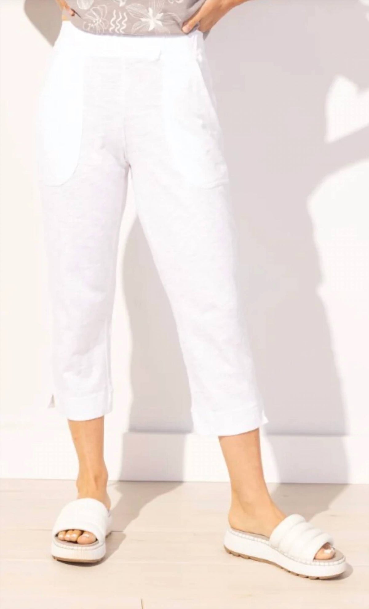 Escape By Habitat - Cotton Slub Capri