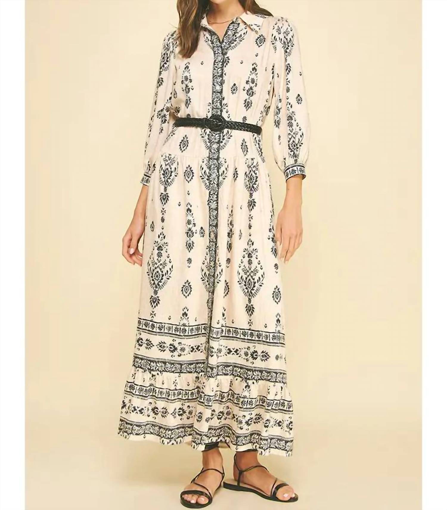 Pinch - Collared Maxi Dress