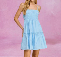 Tcec - Spaghetti Strap Ruffle Trim Dress