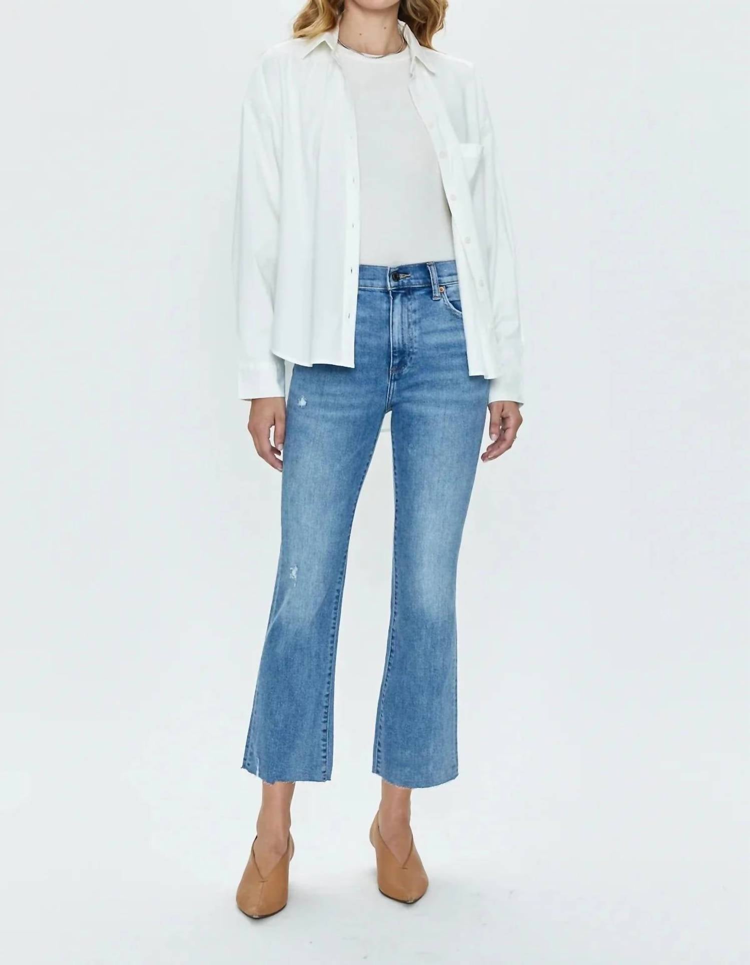 Pistola - Lennon Cropped Boot Cut Jeans