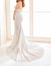 Enchanting By Mon Cheri - Allover Floral Lace Wedding Dress