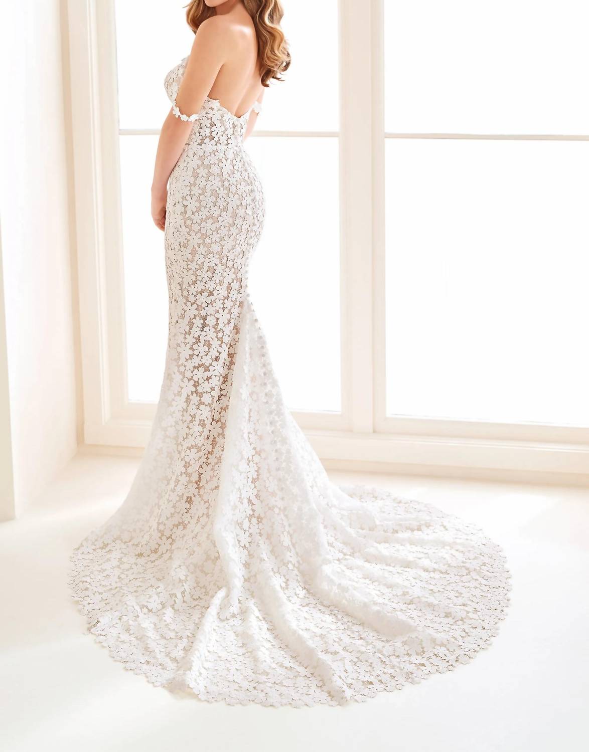 Enchanting By Mon Cheri - Allover Floral Lace Wedding Dress