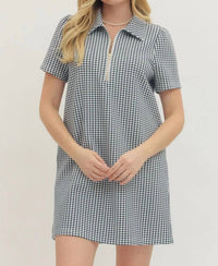 Entro - Colette Checkered Dress