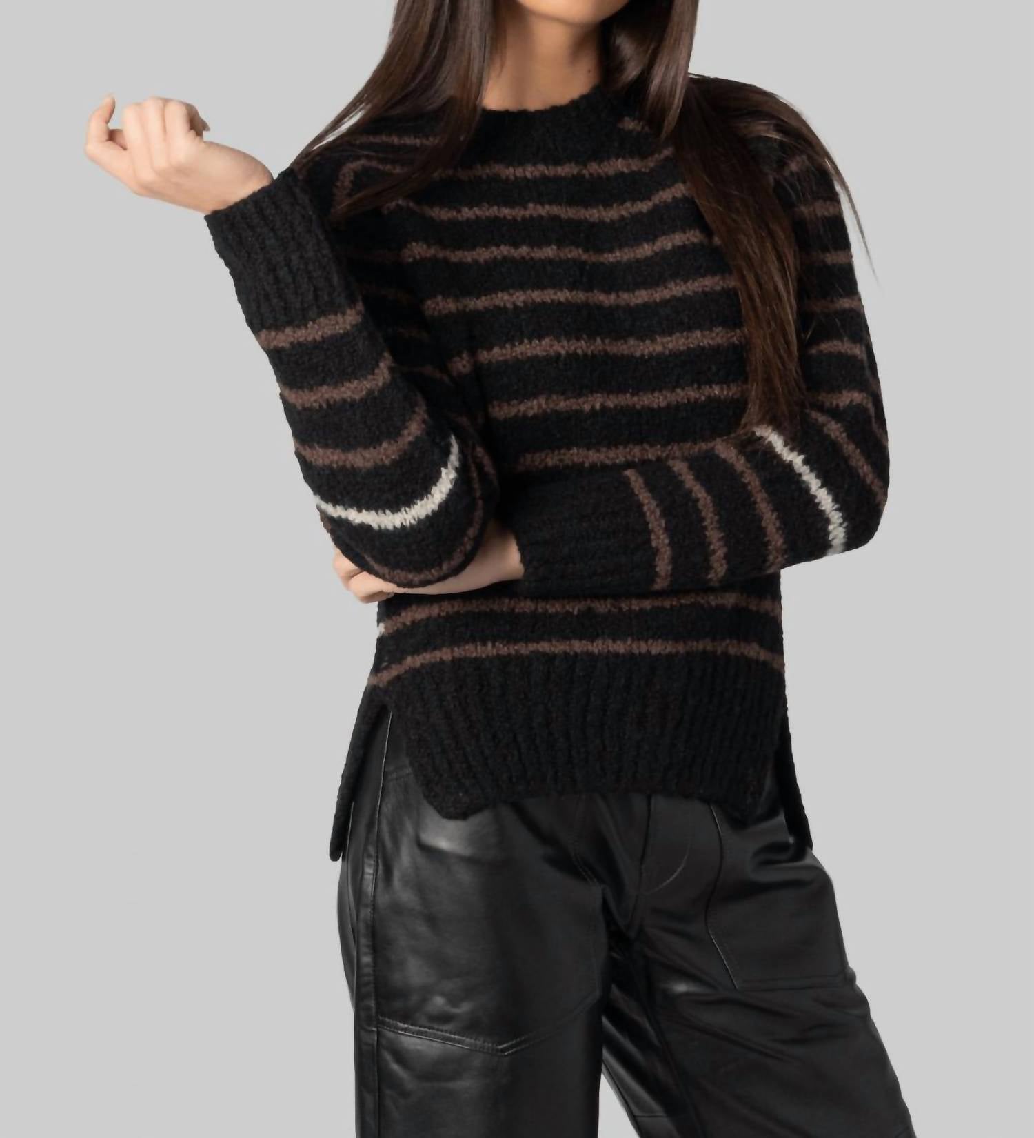 Proenza Schouler White Label Leonie Sweater in black - women's sweater