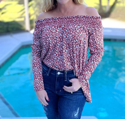 Flirtatious Florals Top