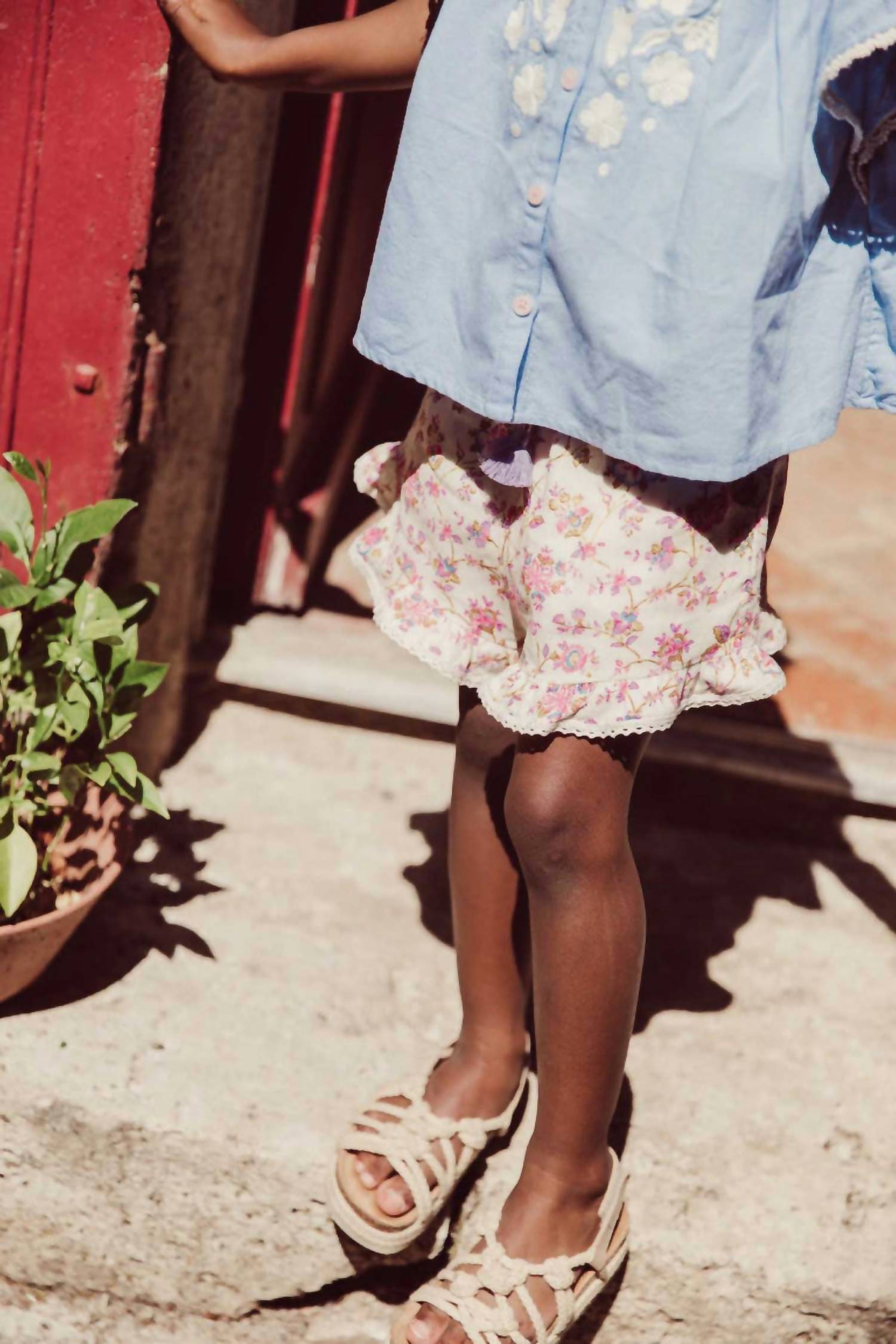 Louise Misha - Girls' Vallaloid Gauze Shorts