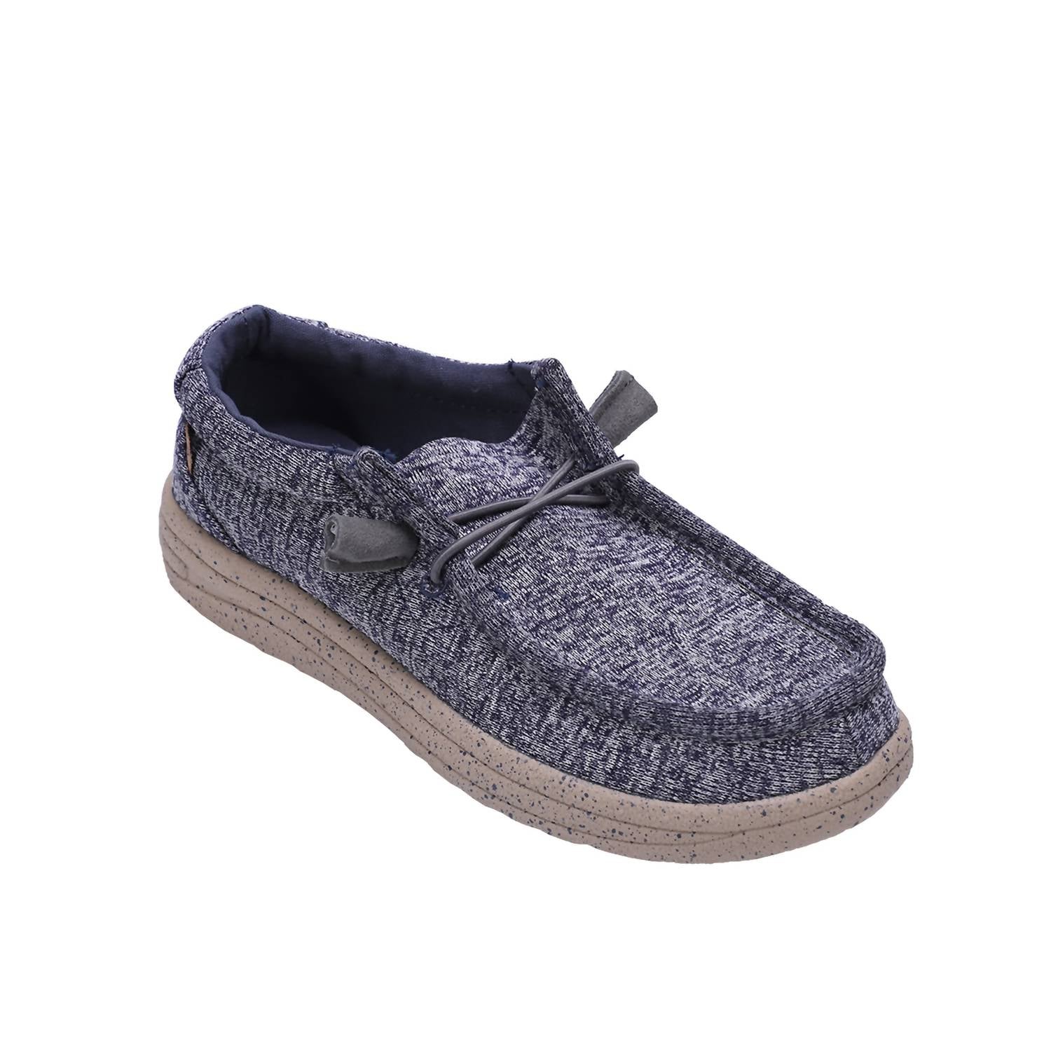 Lamo Women's Paula Breeze Jersey Knit Casual Shoe in navy - women's sneaker - detail view