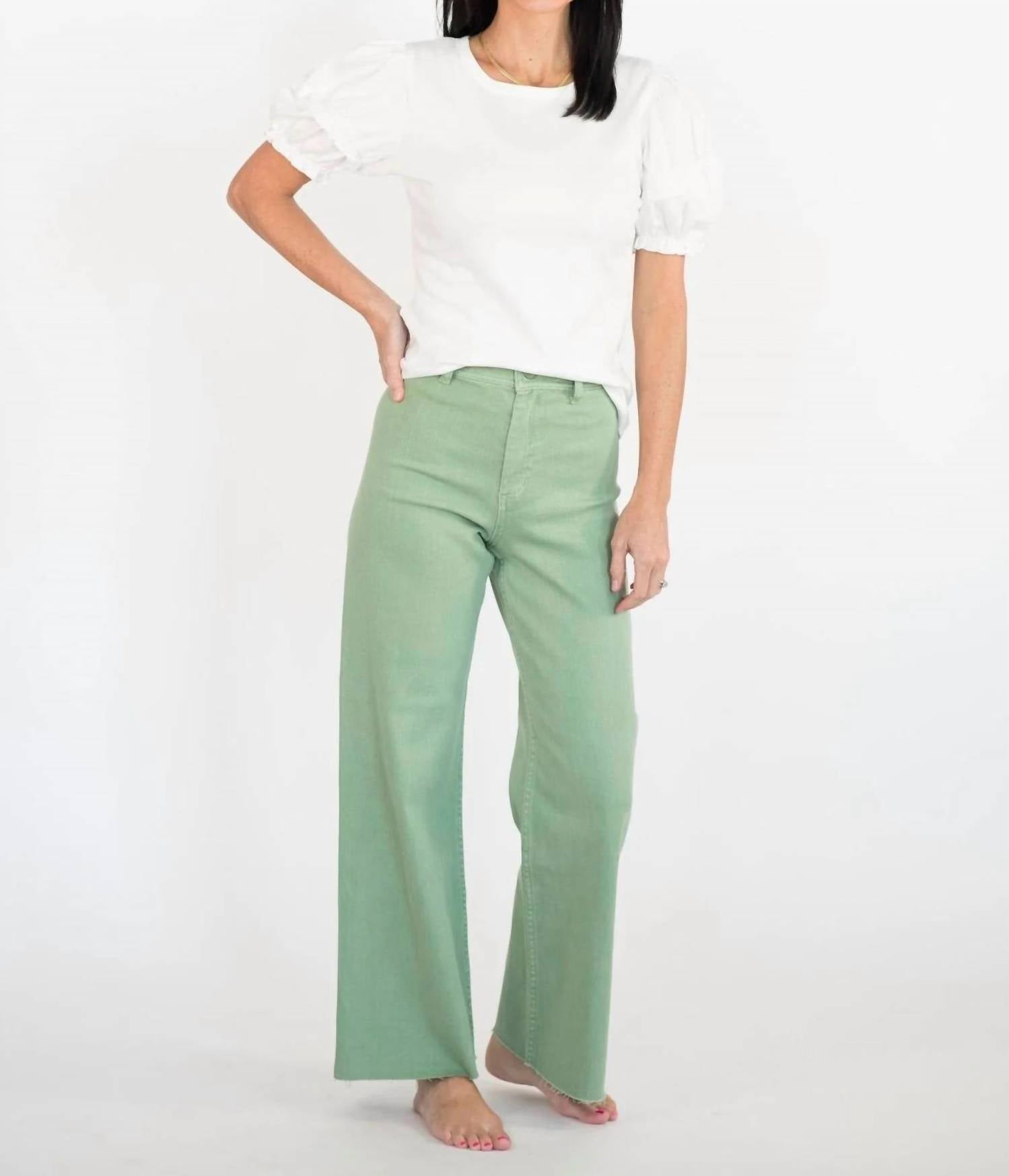 Miou Muse - Julena High Rise Wide Leg Pants