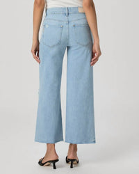 Paige - Sasha Ankle Jean With Raw Hem