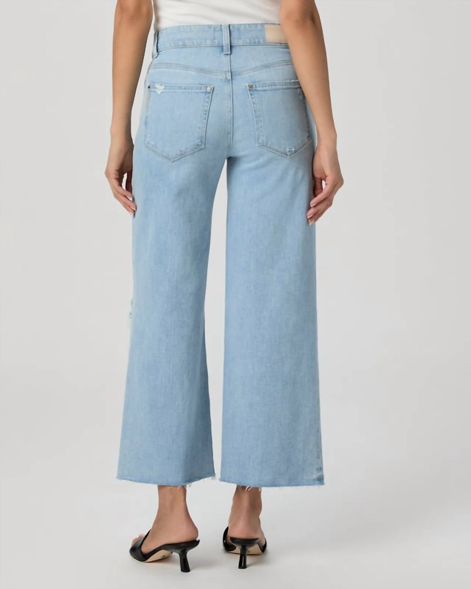 Paige - Sasha Ankle Jean With Raw Hem