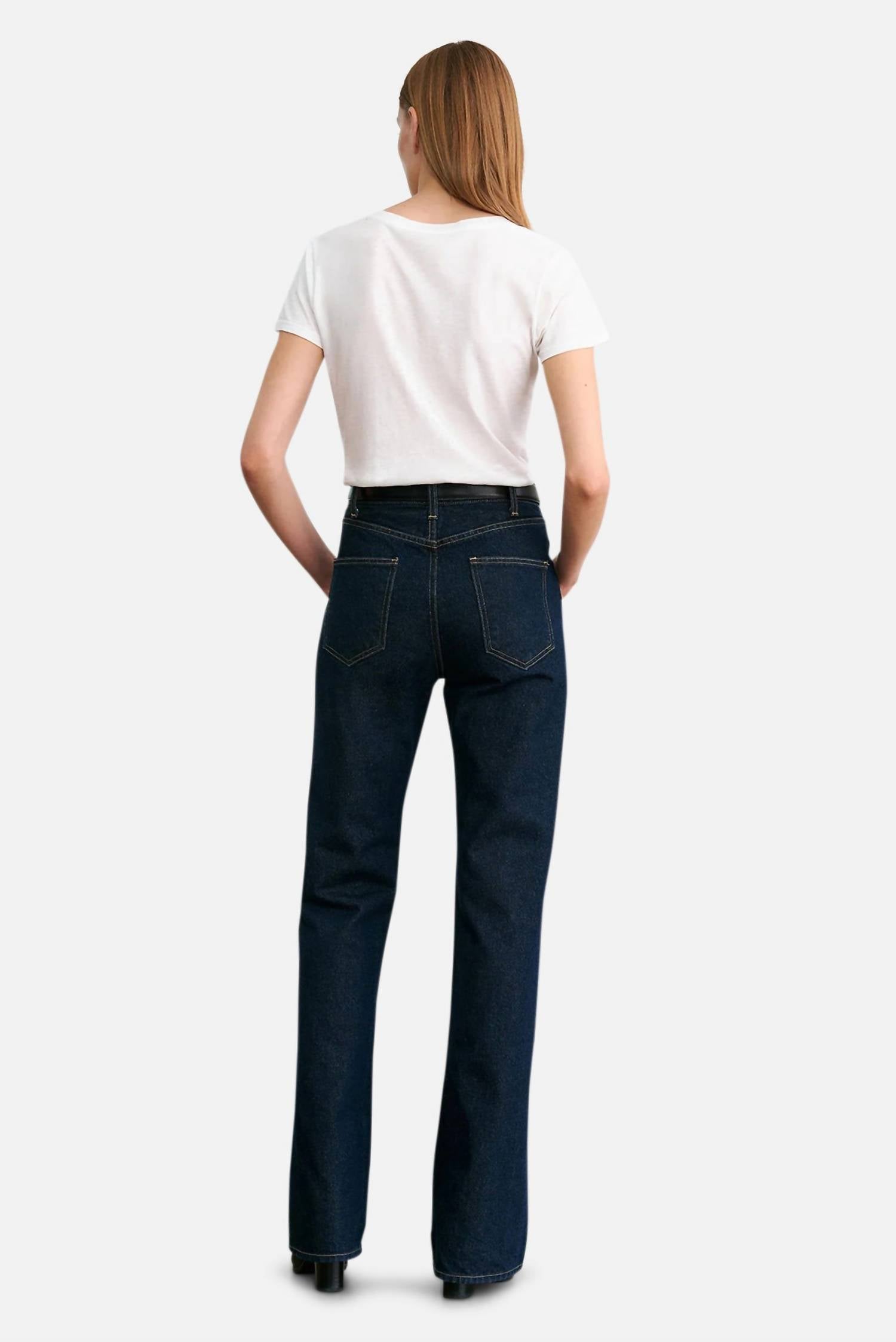 Nili Lotan - Joan High Rise Straight Leg Jeans