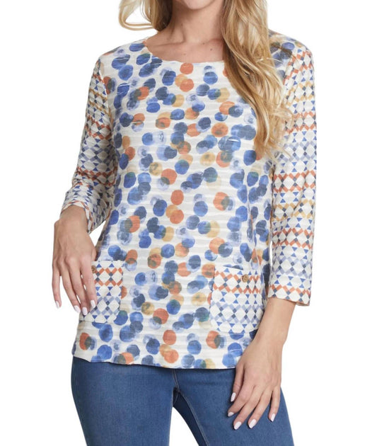 Multiples - Print Knit Top