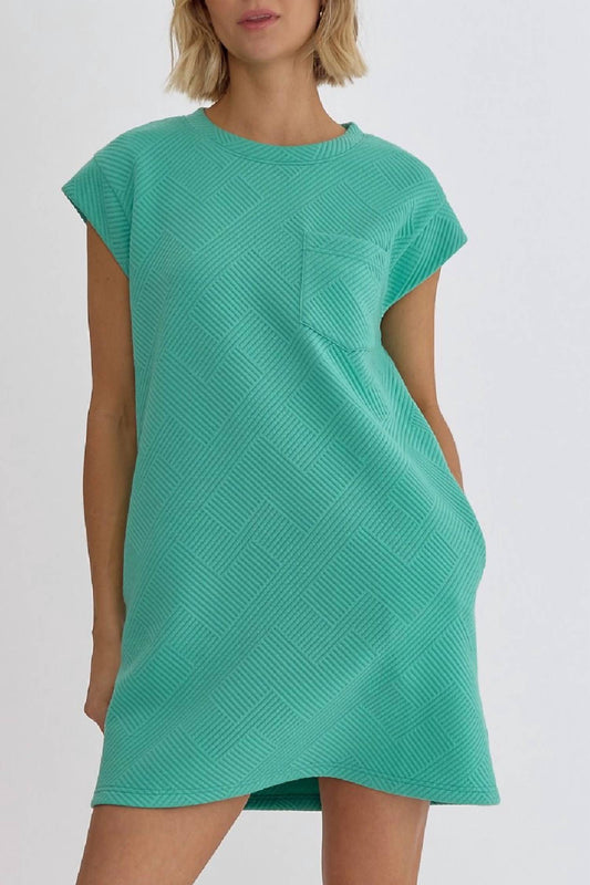 Entro - Textured Knit Mini Dress