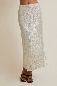 Gilli - Christine Sequin Maxi Skirt