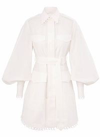 Zimmermann - Illuminate Utility Mini Dress