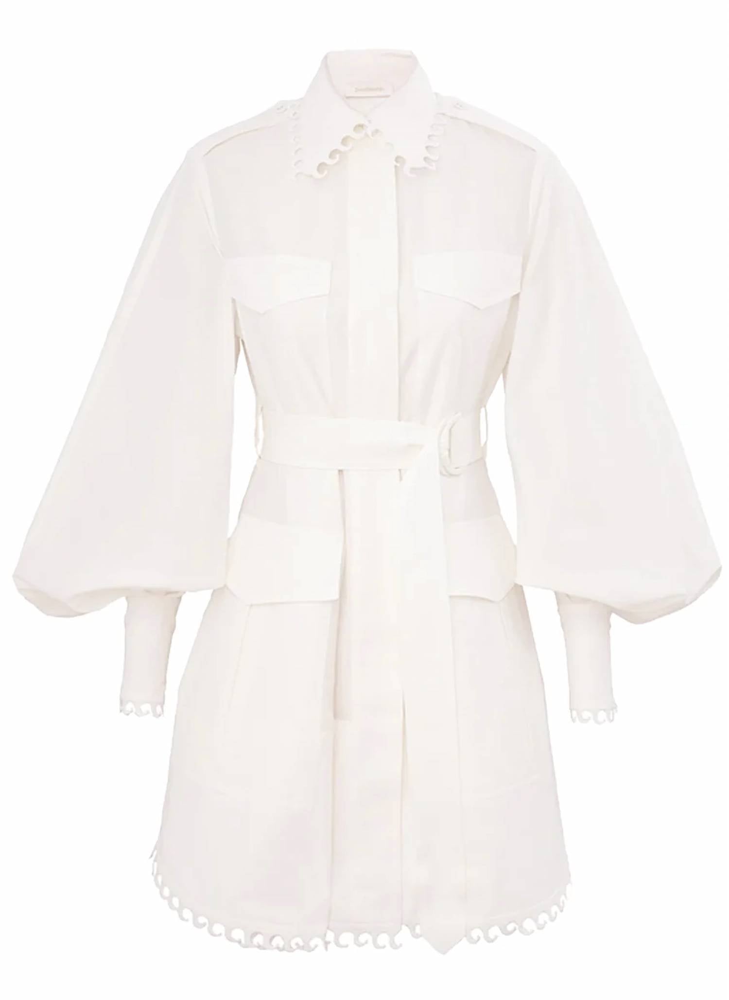 Zimmermann - Illuminate Utility Mini Dress