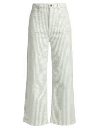Frame - The Anchor Striped Crop Pants