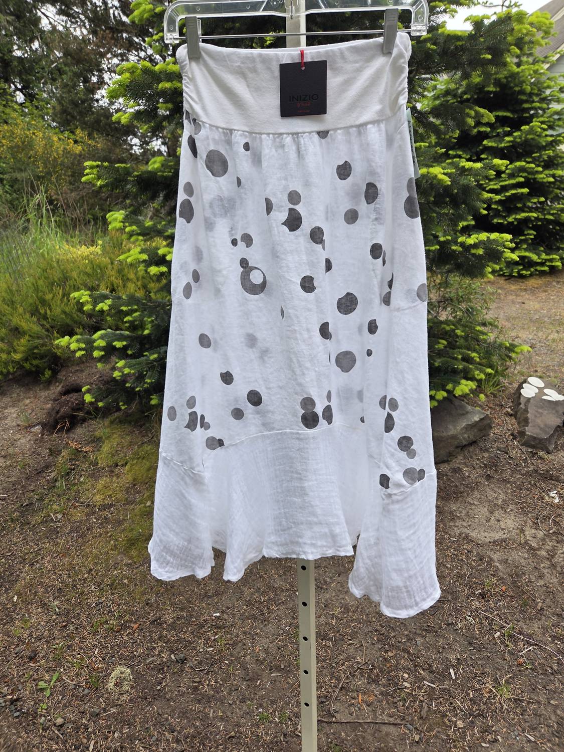 Inizio - Women's Linen Flounce Skirt