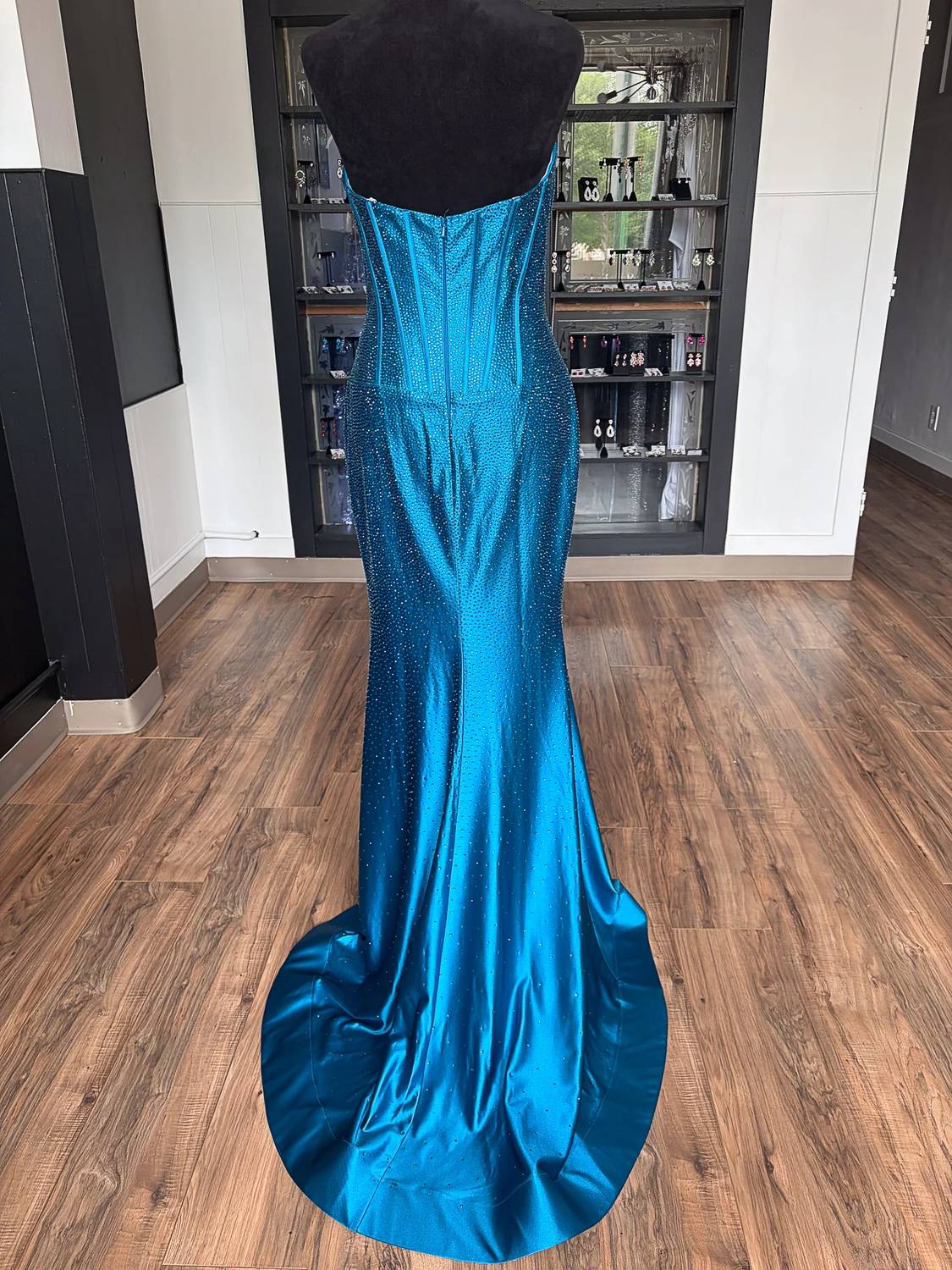 Sherri Hill - Women's Fitted Hot Fix Dress
