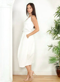 Zero Degrees Celsius - Drawstring Midi Skirt