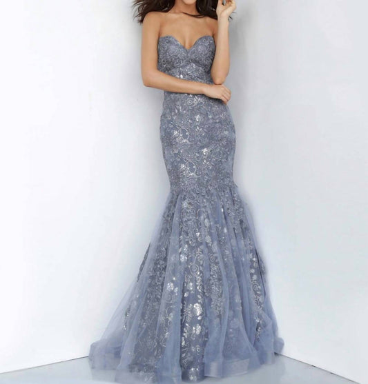 LONG MERMAID PROM DRESS