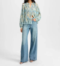 Veronica Beard - Fennel Pleated Blouse