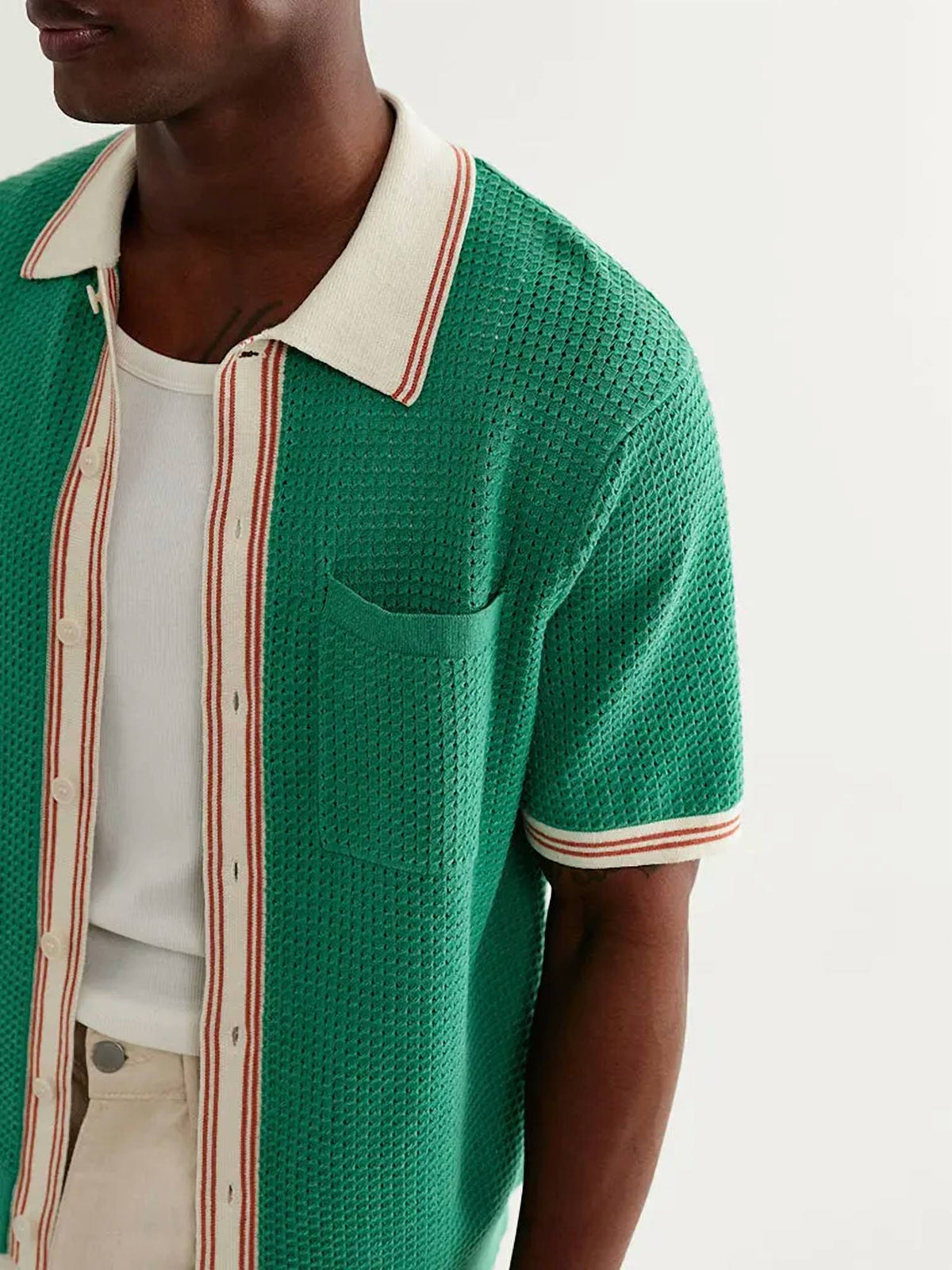 Wax London - Belle Knitted Polo Shirt