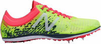 New Balance Women's Ld5000 V4 Spike Shoes in yellow pink - women's shoe