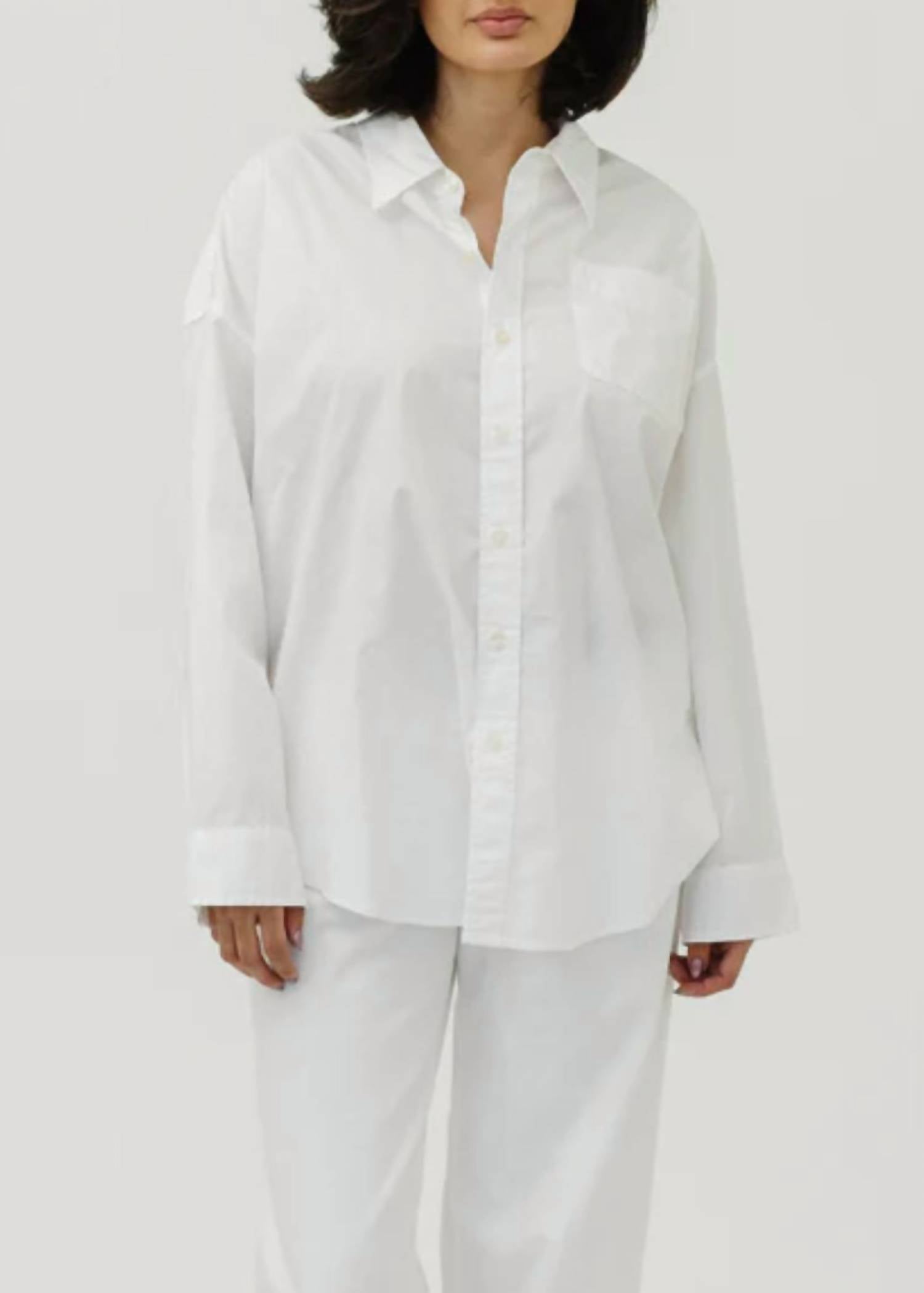 R13 - Drop Neck Oxford Shirt