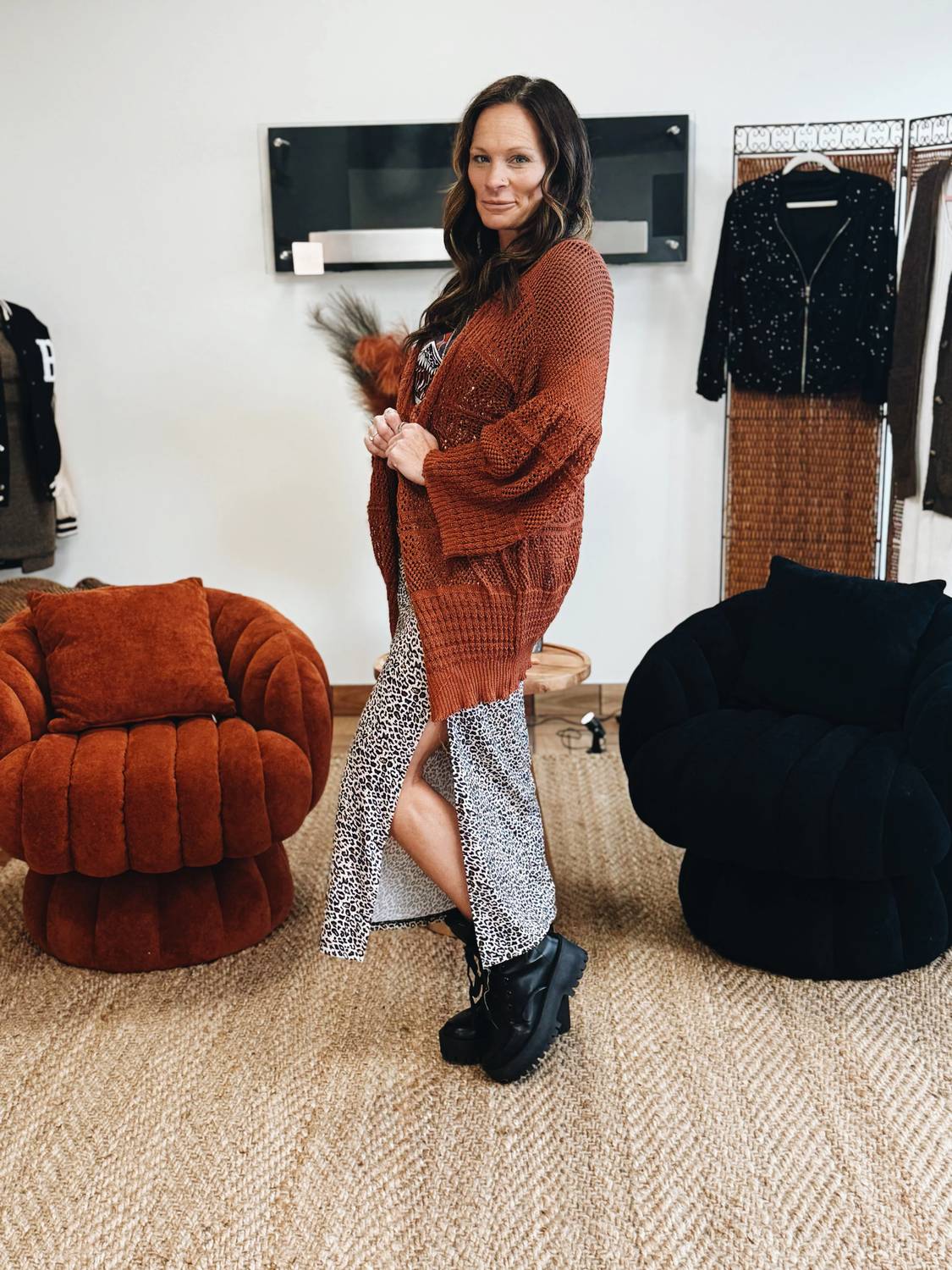 Leto - Haven Open-front Cardigan