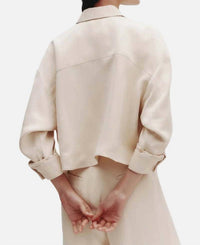 Twp - Soon To Be Ex Cropped Button-up Shirt