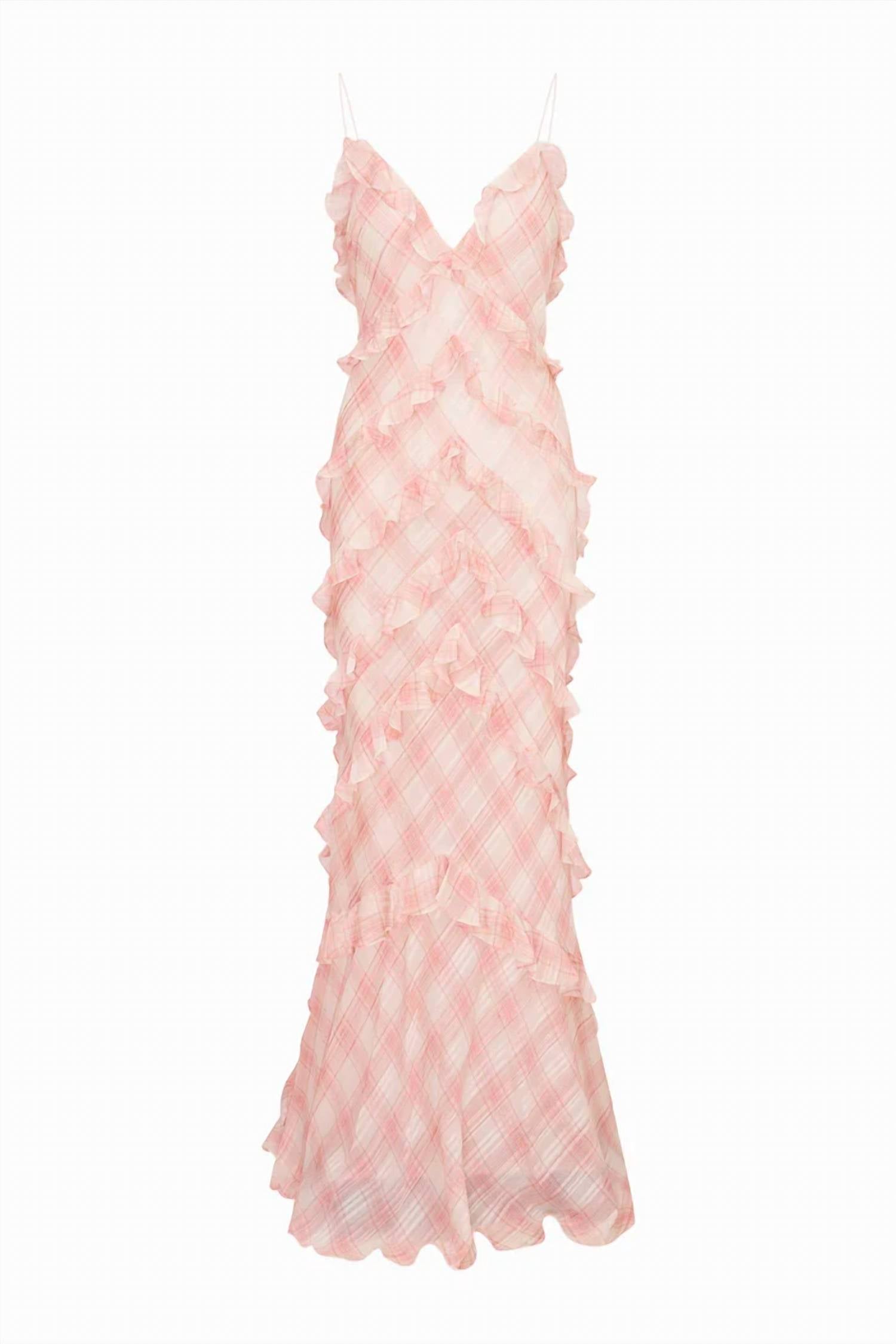 Loveshackfancy - Ellietta Plaid Ruffle Maxi Dress