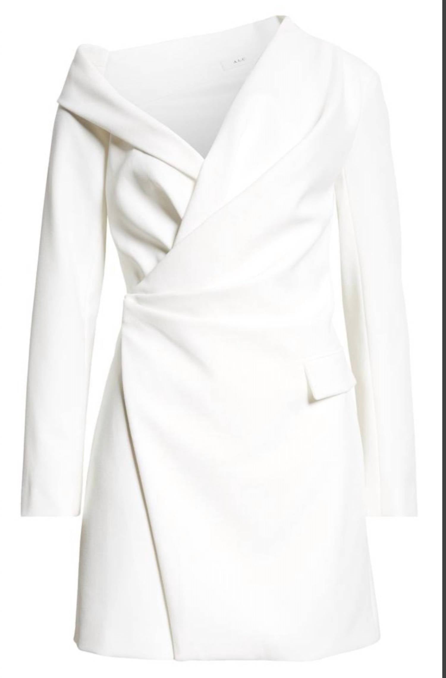A.L.C. - Skyla One-shoulder Long Sleeve Mini Dress
