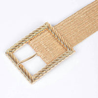 3Am By H&D Accessories - Women's Wide Square Buckle Belt - Plus