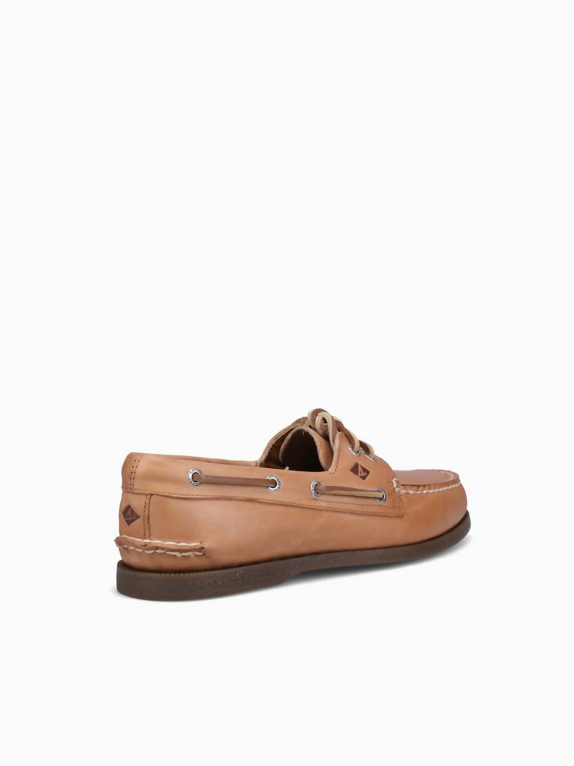 Sperry Men's Authentic Original Sahara Boat Shoes in tan 1 - men's shoe - detail view