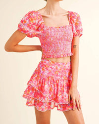 Reset By Jane - Isabel Smocked Bodice Top