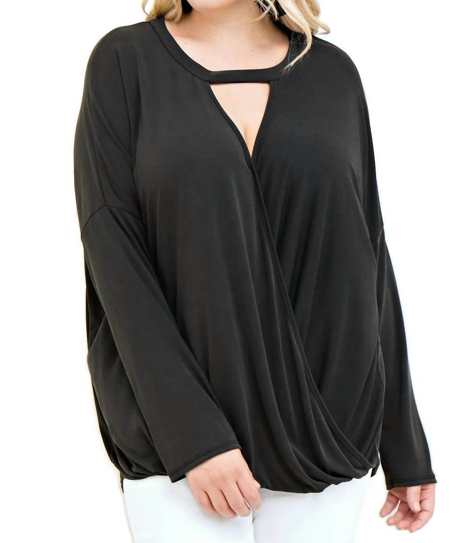 Entro - Keyhole Wrap Top