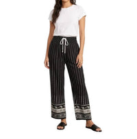 Step In Style - Women's Flowy Elephant Print Pant