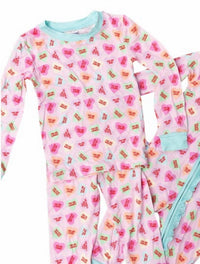 Poppy Kids Co. - Girls' Convo Hearts Pj Set