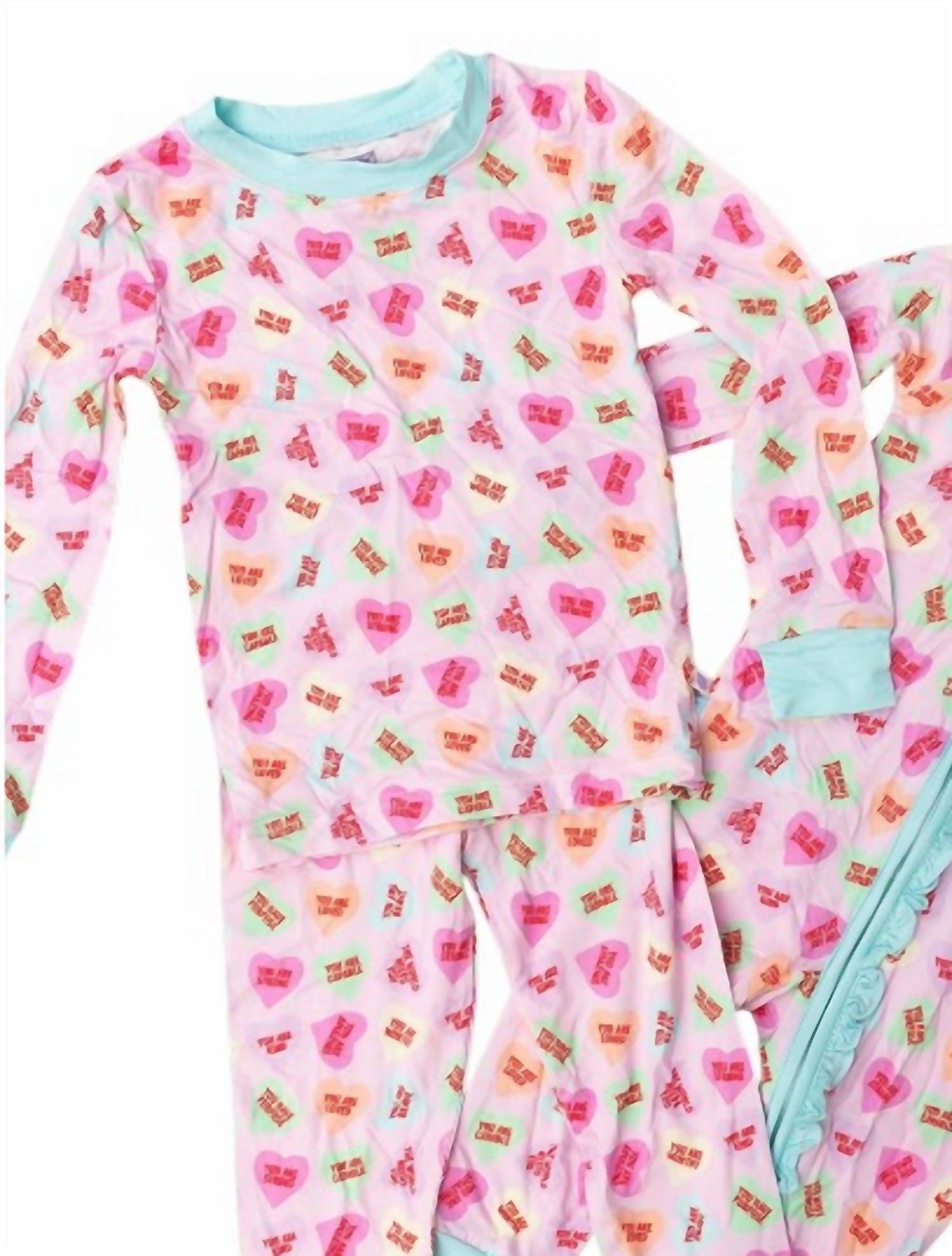 Poppy Kids Co. - Girls' Convo Hearts Pj Set