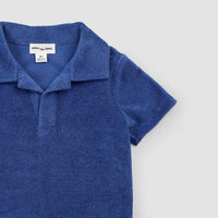 Miles Baby - Boy's Solid Terry Polo Shirt