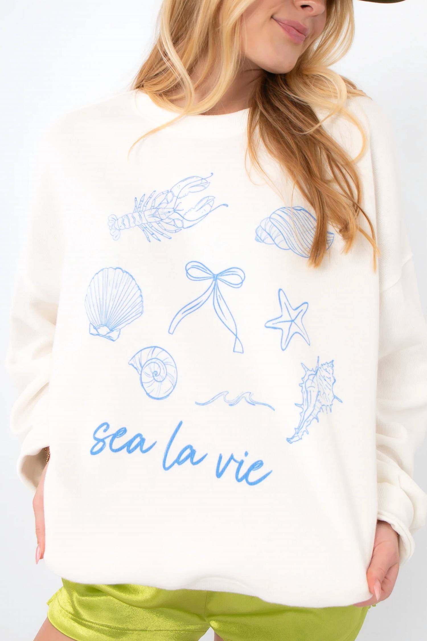 Wishlist - Sea La Vie Beach Icons Sweatshirt