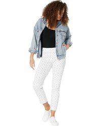 Krazy Larry - Pull-on Printed Ankle Pants