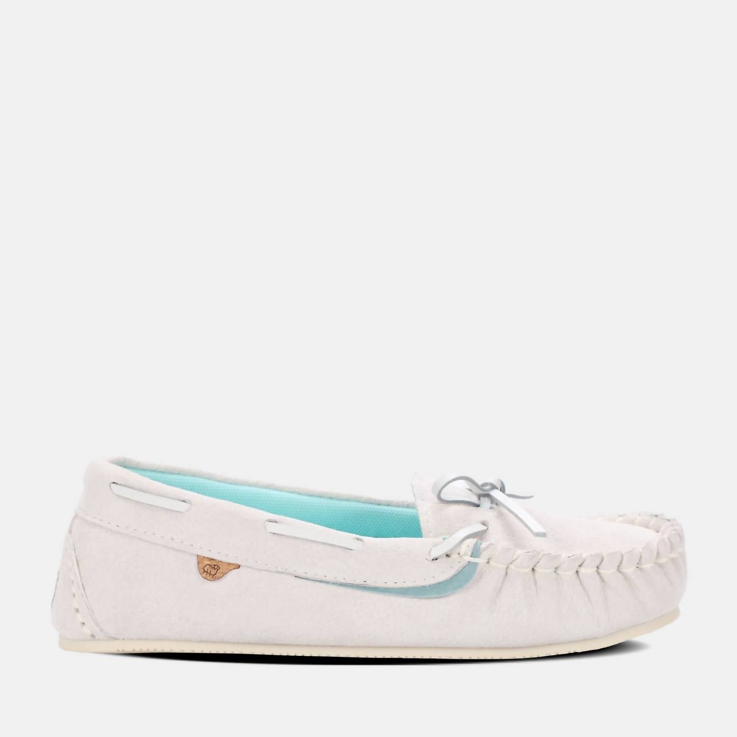 Lamo Women's Selena Moccasin in pale grey - women's shoe