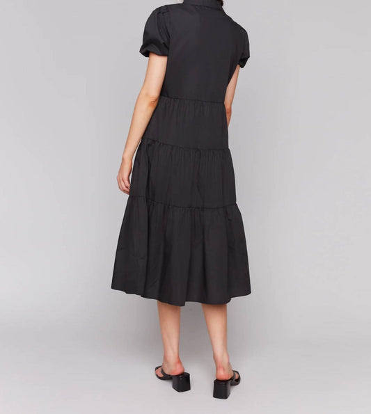 Charlie B - Short Sleeve Tiered Maxi Dress