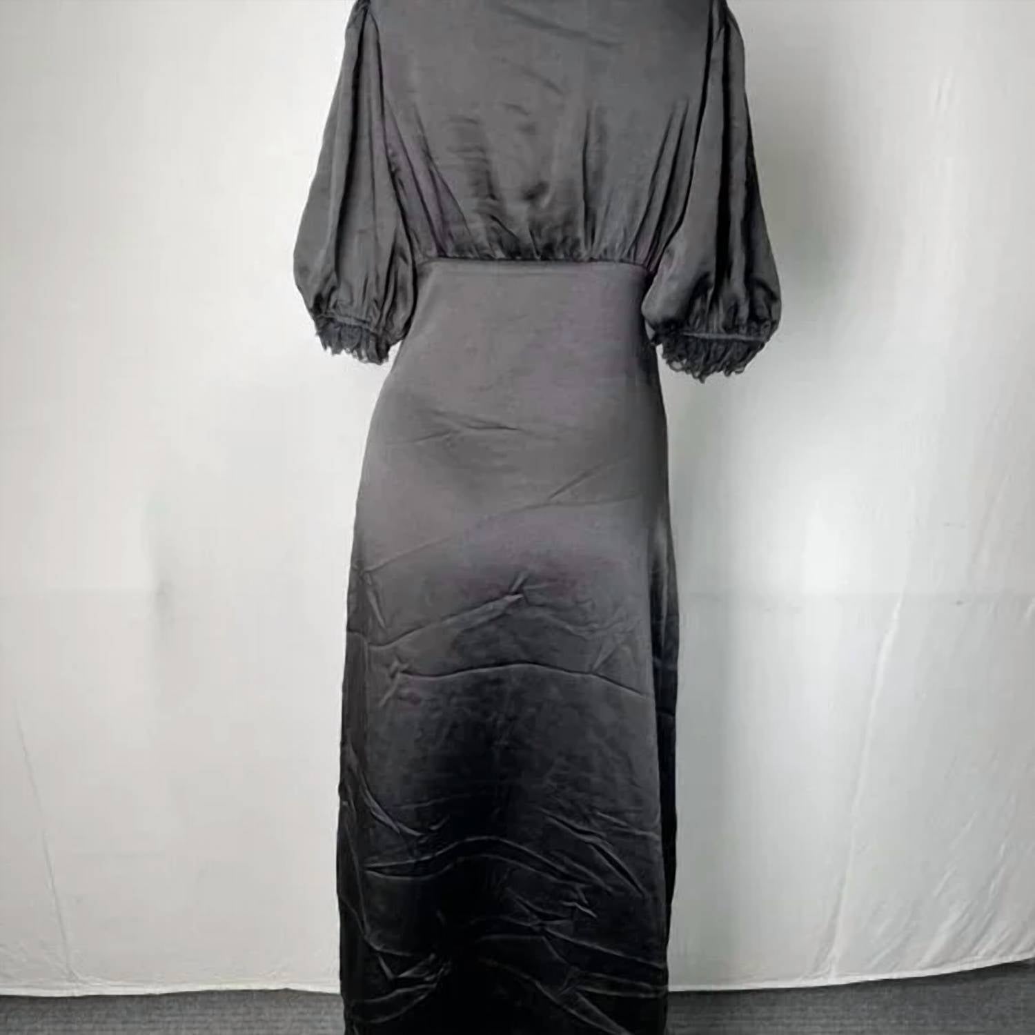 En Saison Women’s A-line Maxi Dress in black - women's dress - alternate view