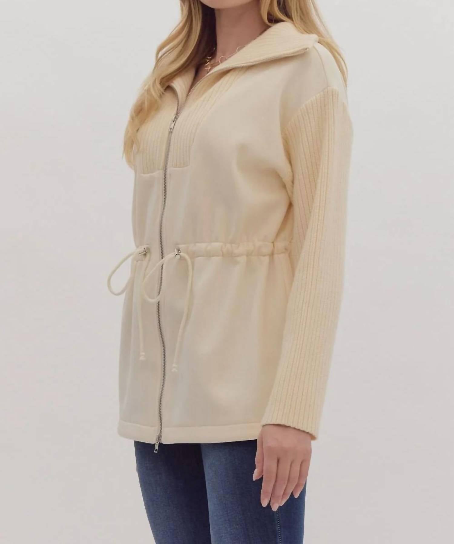 Entro - Drag Me Down Double Zipper Jacket